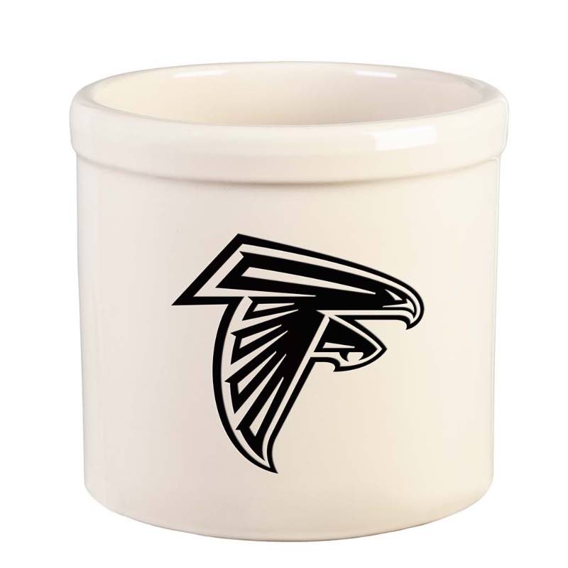 NFL Team Logo Stoneware Crock - Atlanta Falcons